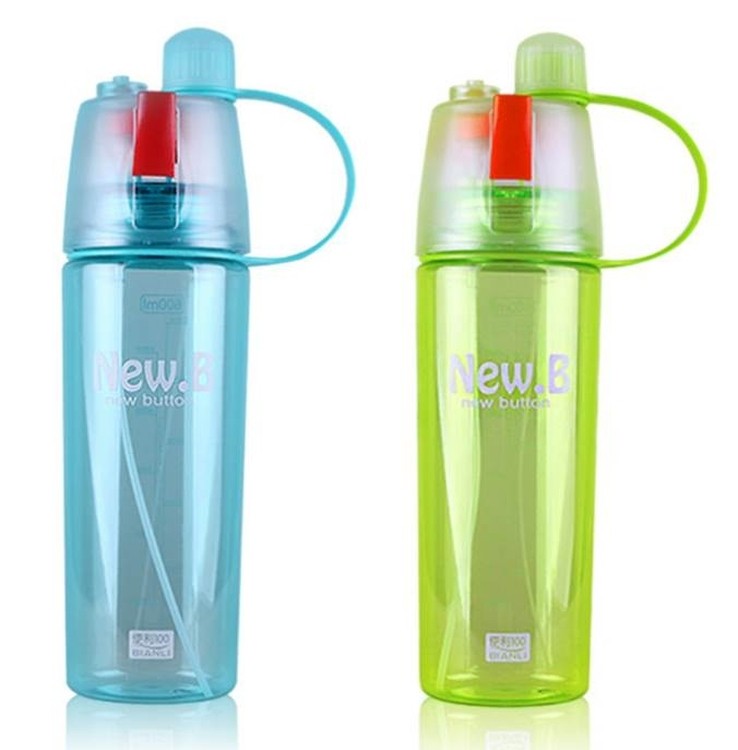 Creative Gift Water Spray Bottle , Plastci Drinking Sports Water Bottles 2