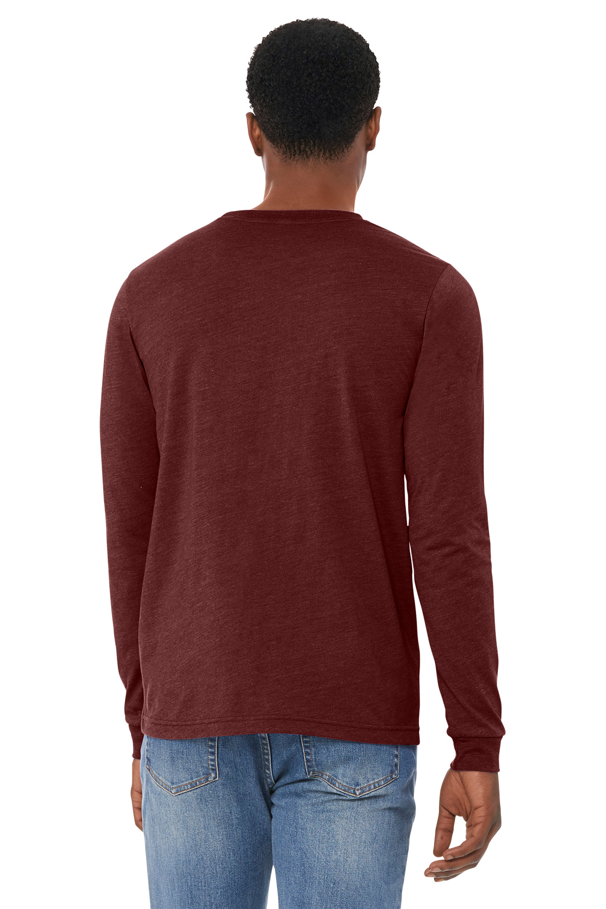 BELLA+CANVAS Unisex Heather CVC Long Sleeve Tee BC3501CVC 6