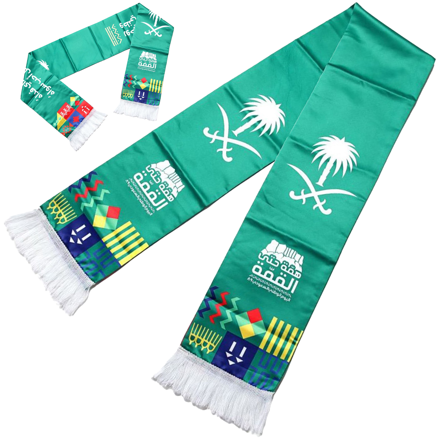 Premium Summer Sublimation Printing Scarf w/ Tassel 3
