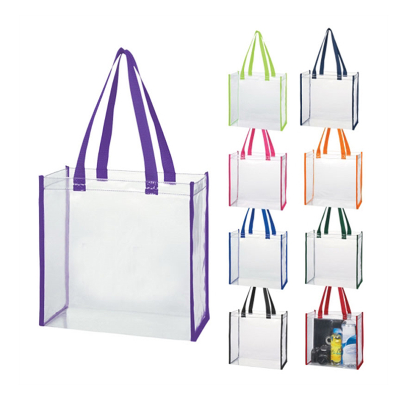 Clear PVC Stadium Tote Bag 1