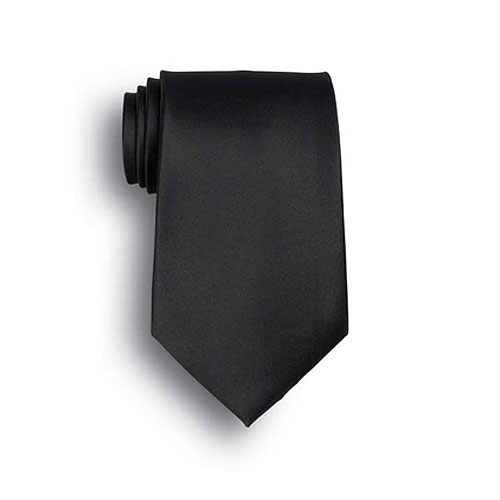 Black Silk Tie 2