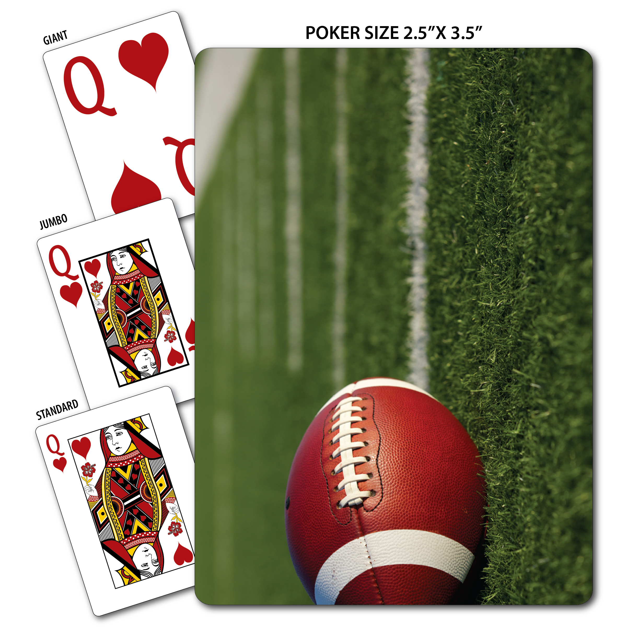 Football Theme Poker Size Playing Cards 2