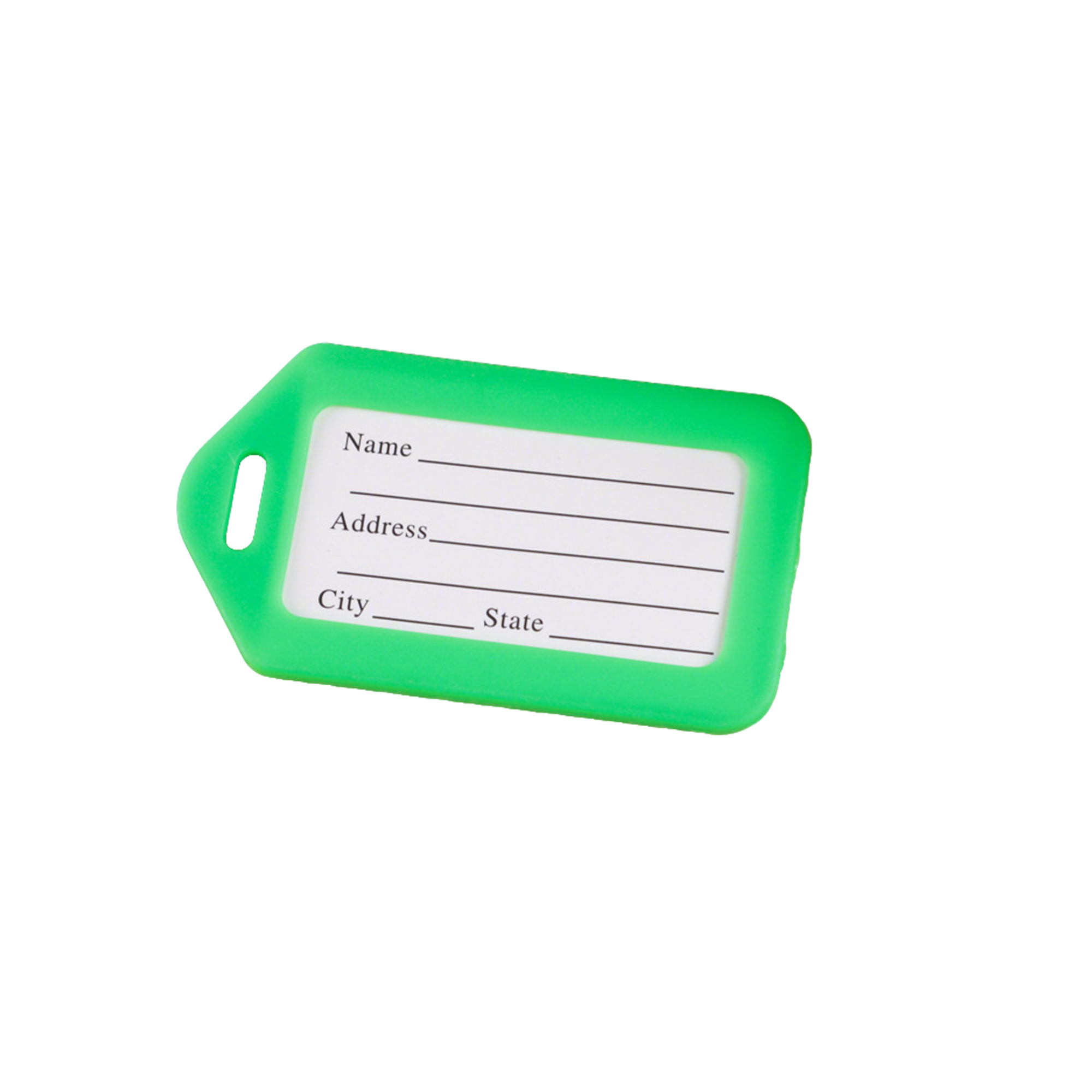 Rigid Plastic Travel Luggage Identification Tag 5