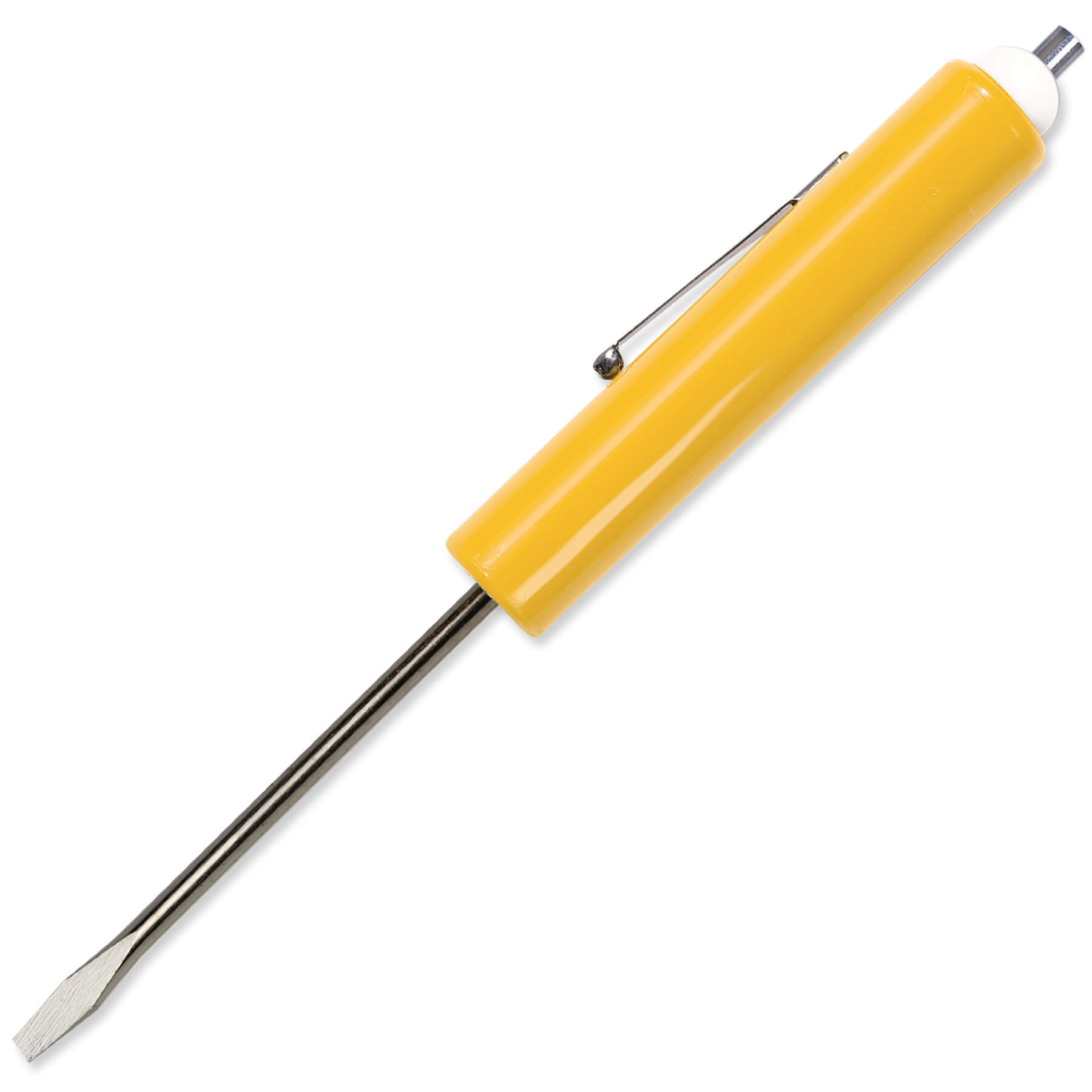Jumbo Pocket Screwdriver 1/8" Flat Tip Blade + Magnet Top 38