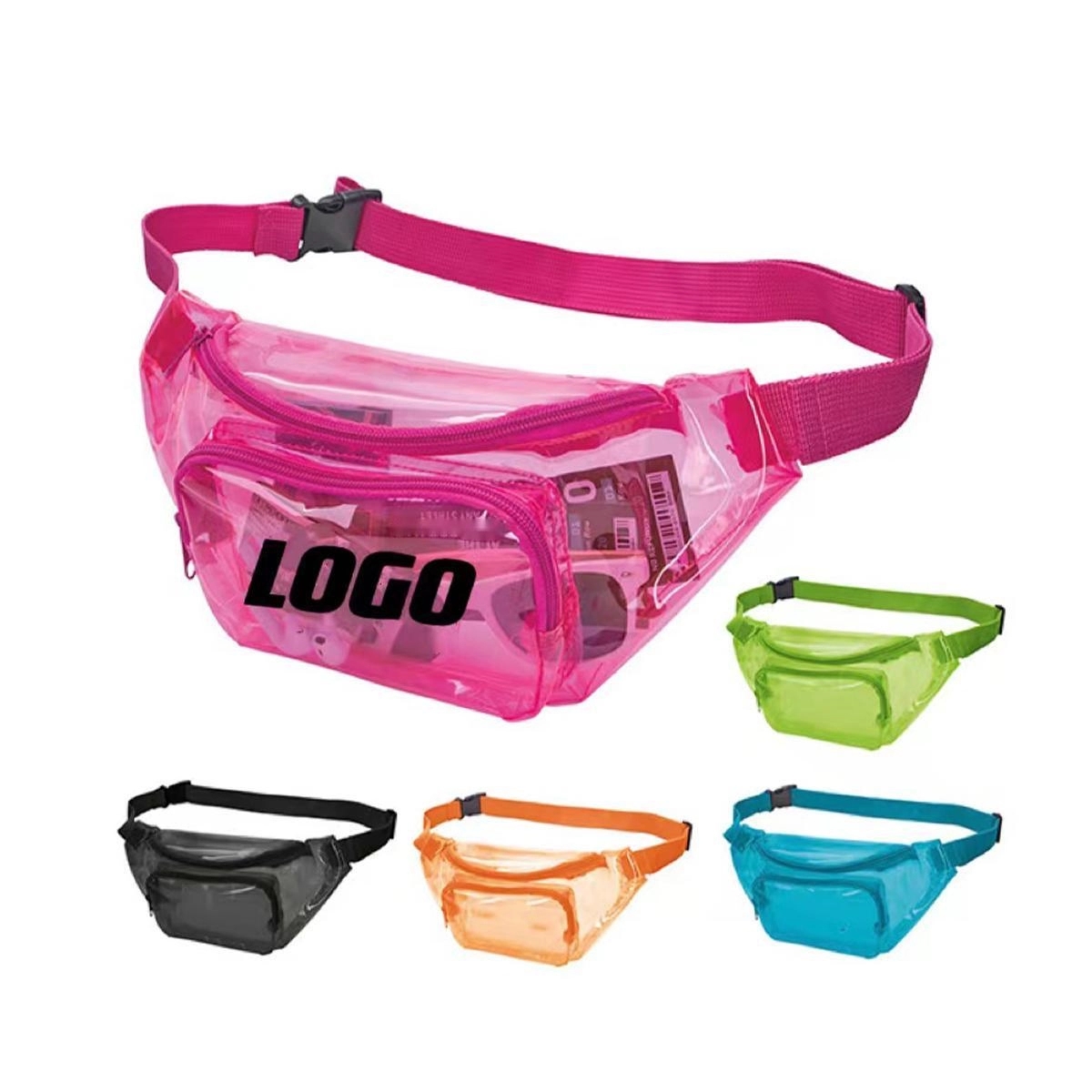 Clear Fanny Pack Water resistant Waist Bag 2