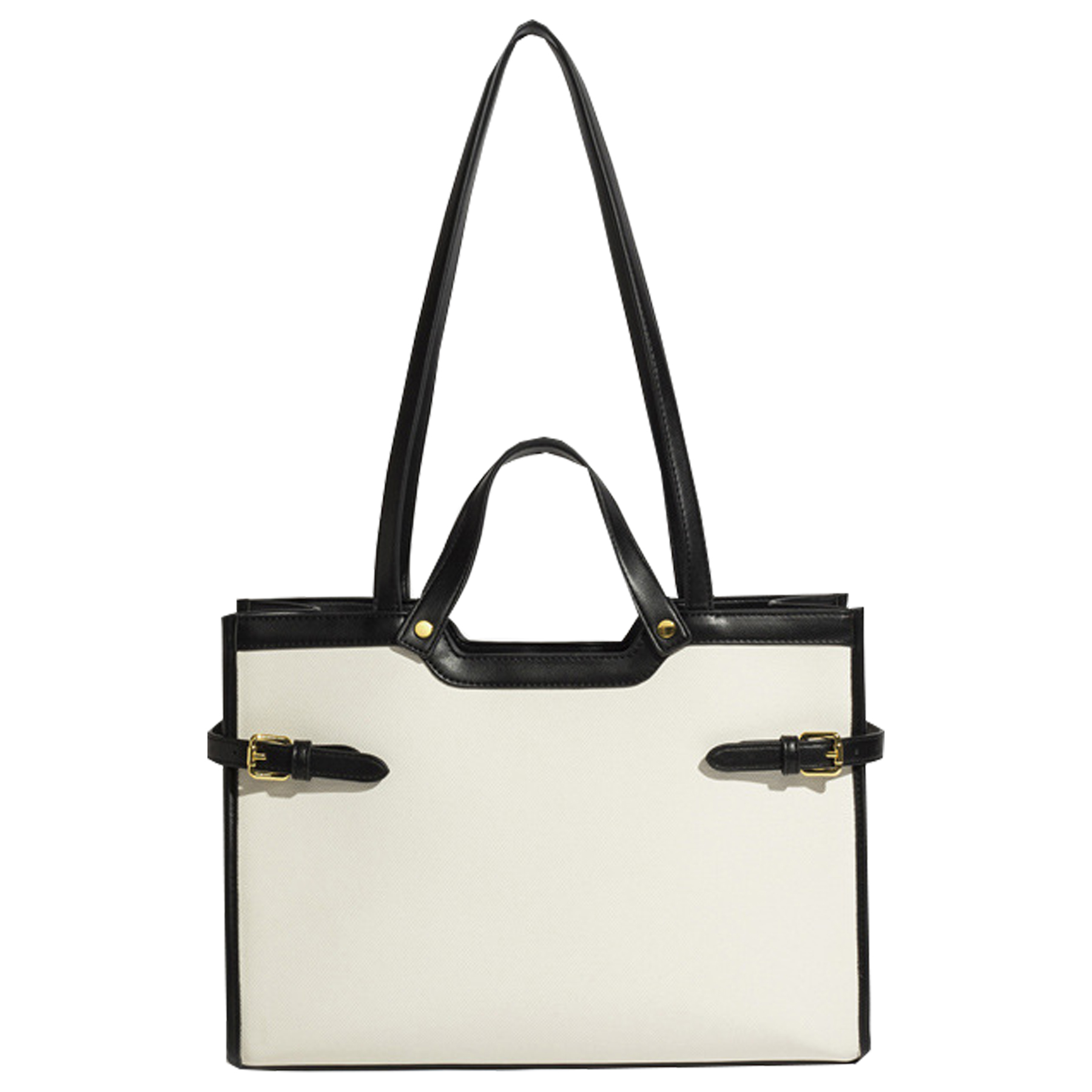 PU Business Work tote Bag for Women, custom tote bag with logo imprint 4