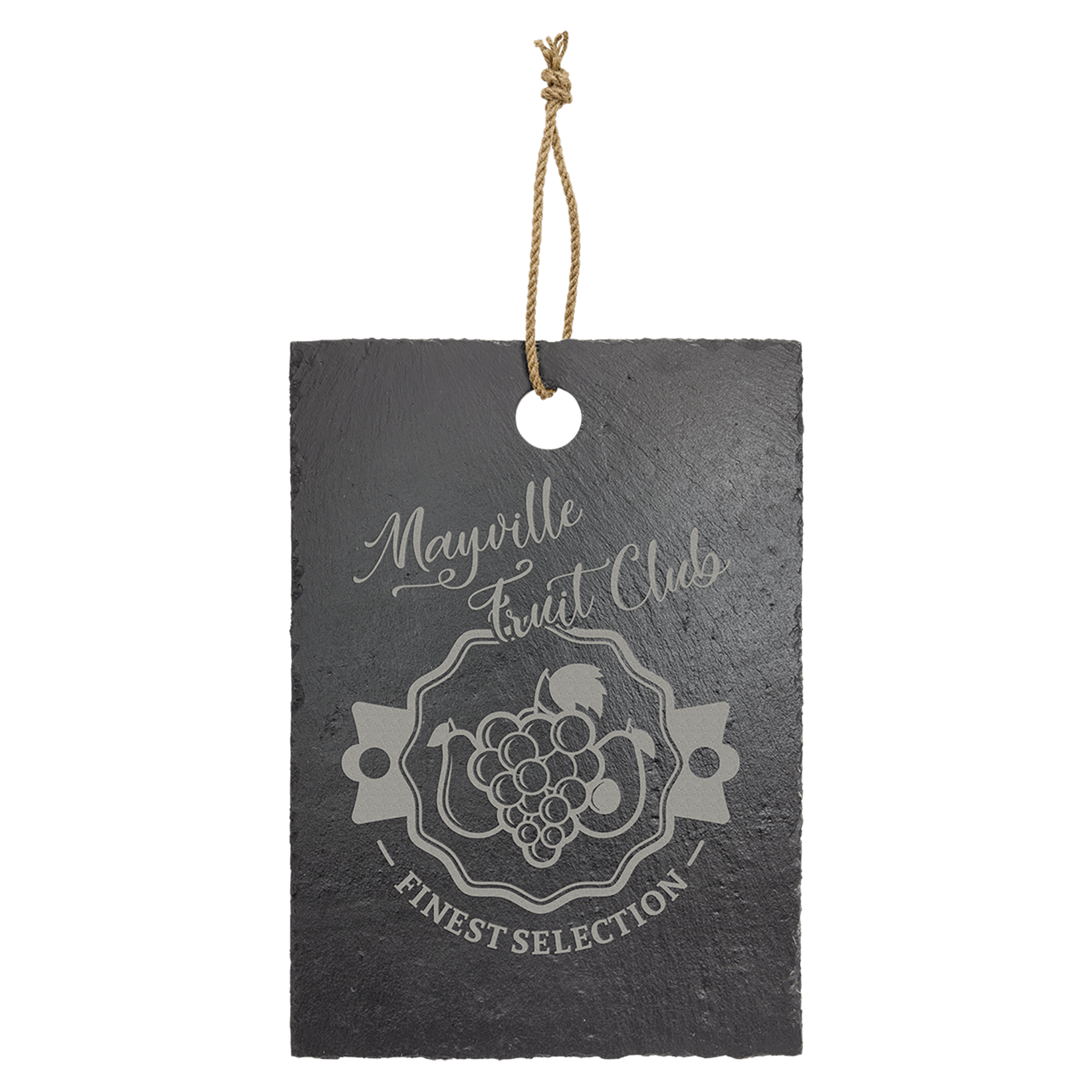 9 3/4" x 13 3/4" Rectangle Slate Cutting Board 2