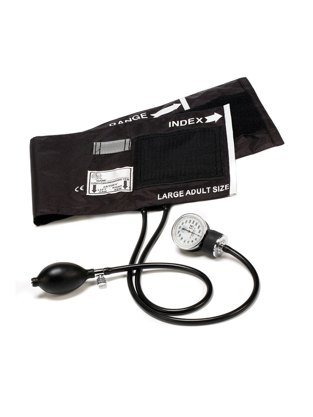 Prestige Medical - Large Adult Cotton Cuff Aneroid Sphygmomanometer 1