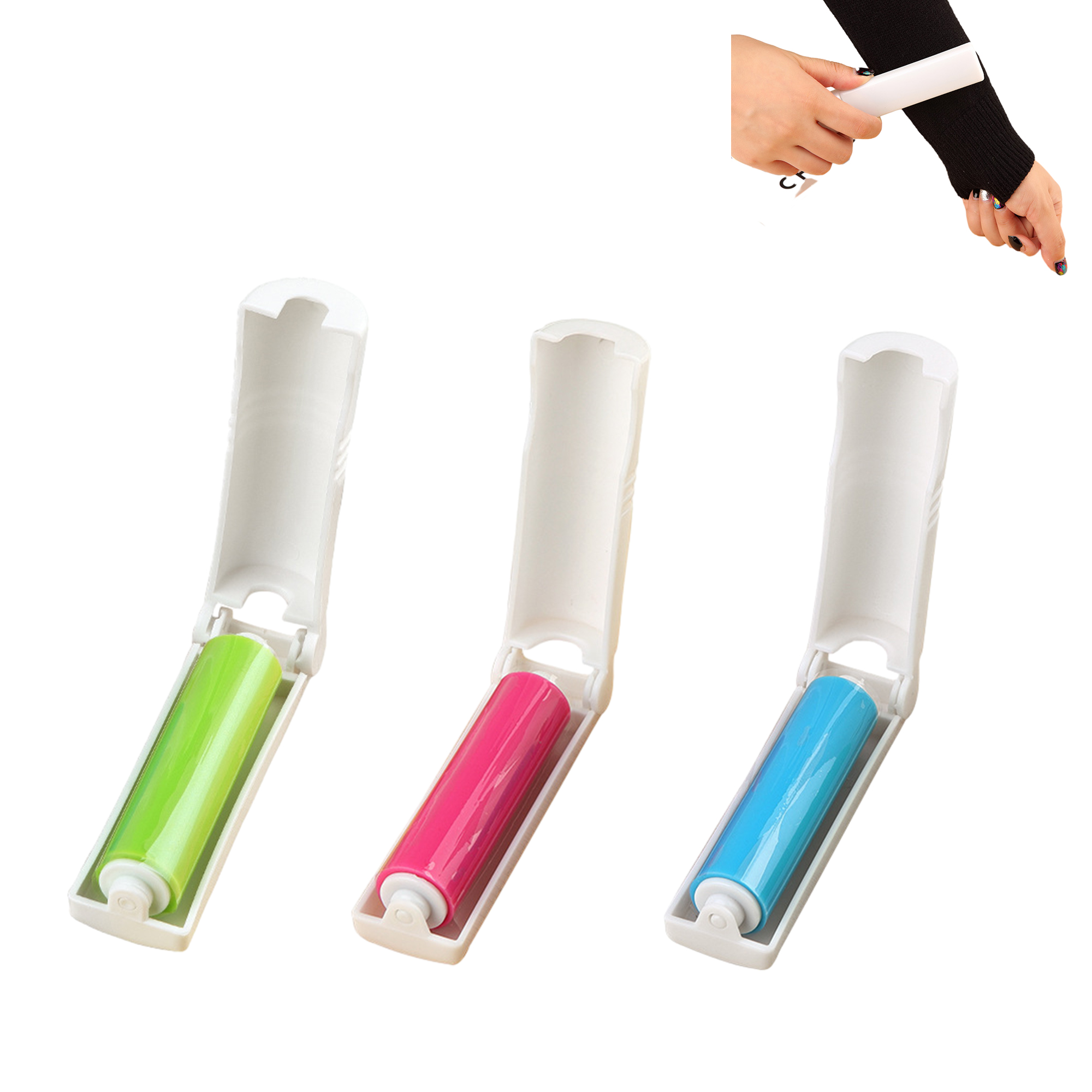 Portable Folding Reusable Sticky Dust Cleaning Tool 1