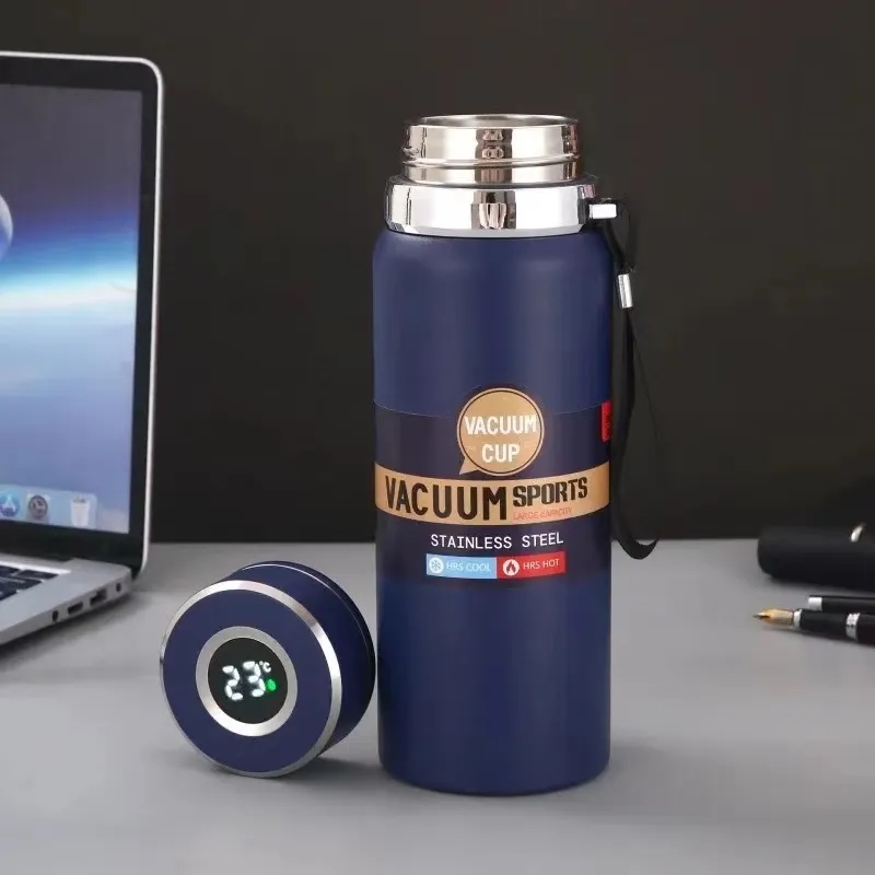 Intelligent Temperature Display insulated Water Bottle 20OZ 1
