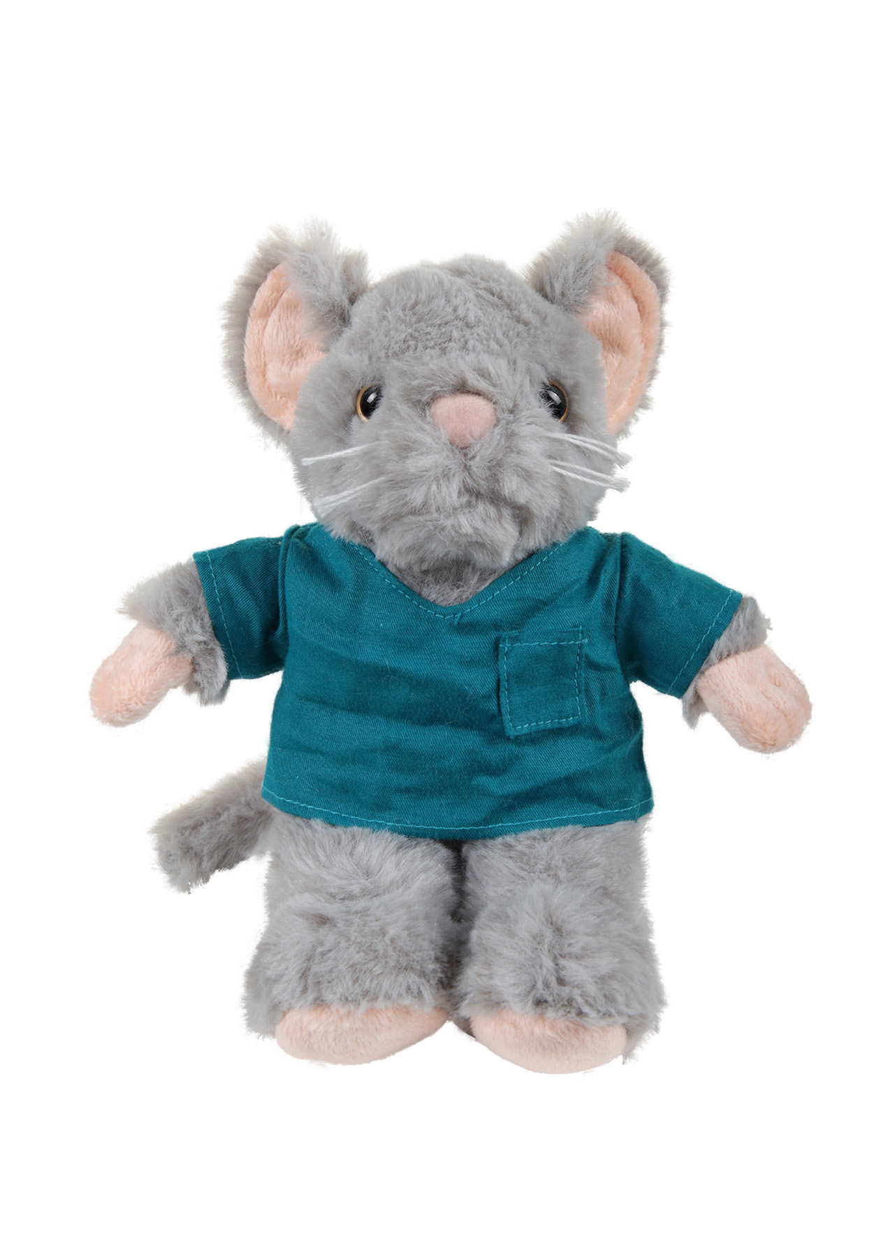 soft plush Mouse with Medical Scrub