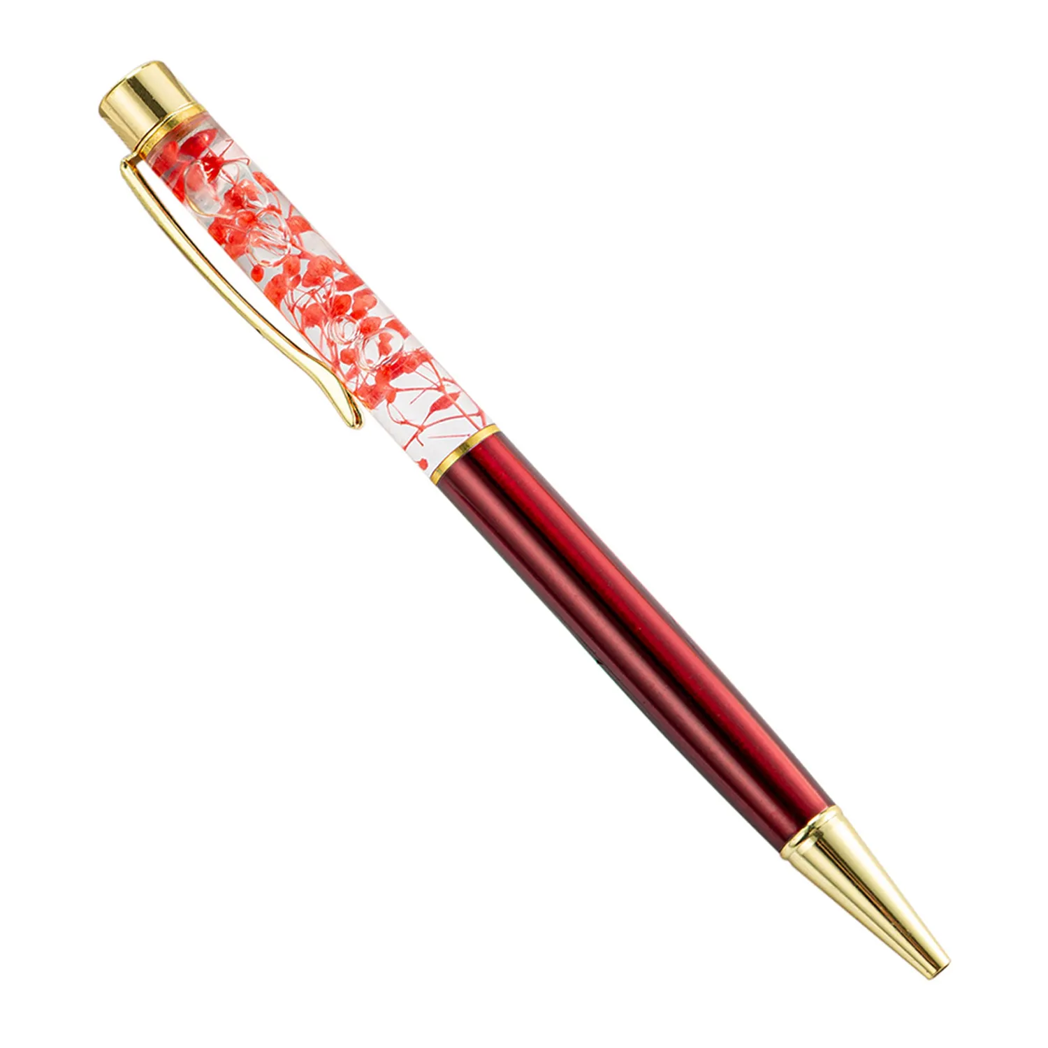 Dried Flower Metal Ballpoint Pen 2