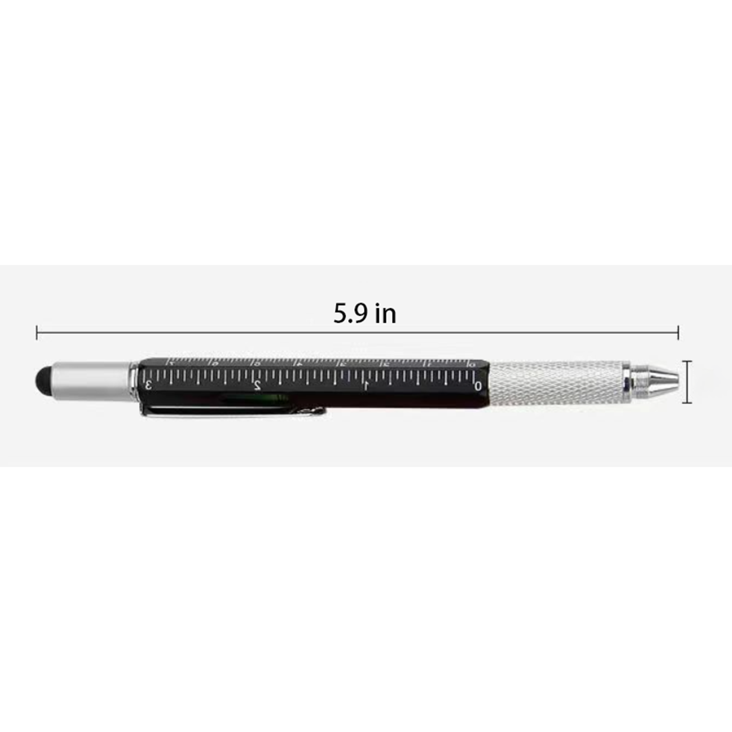 Multifunctional 6-in-1 metal tool pen 4
