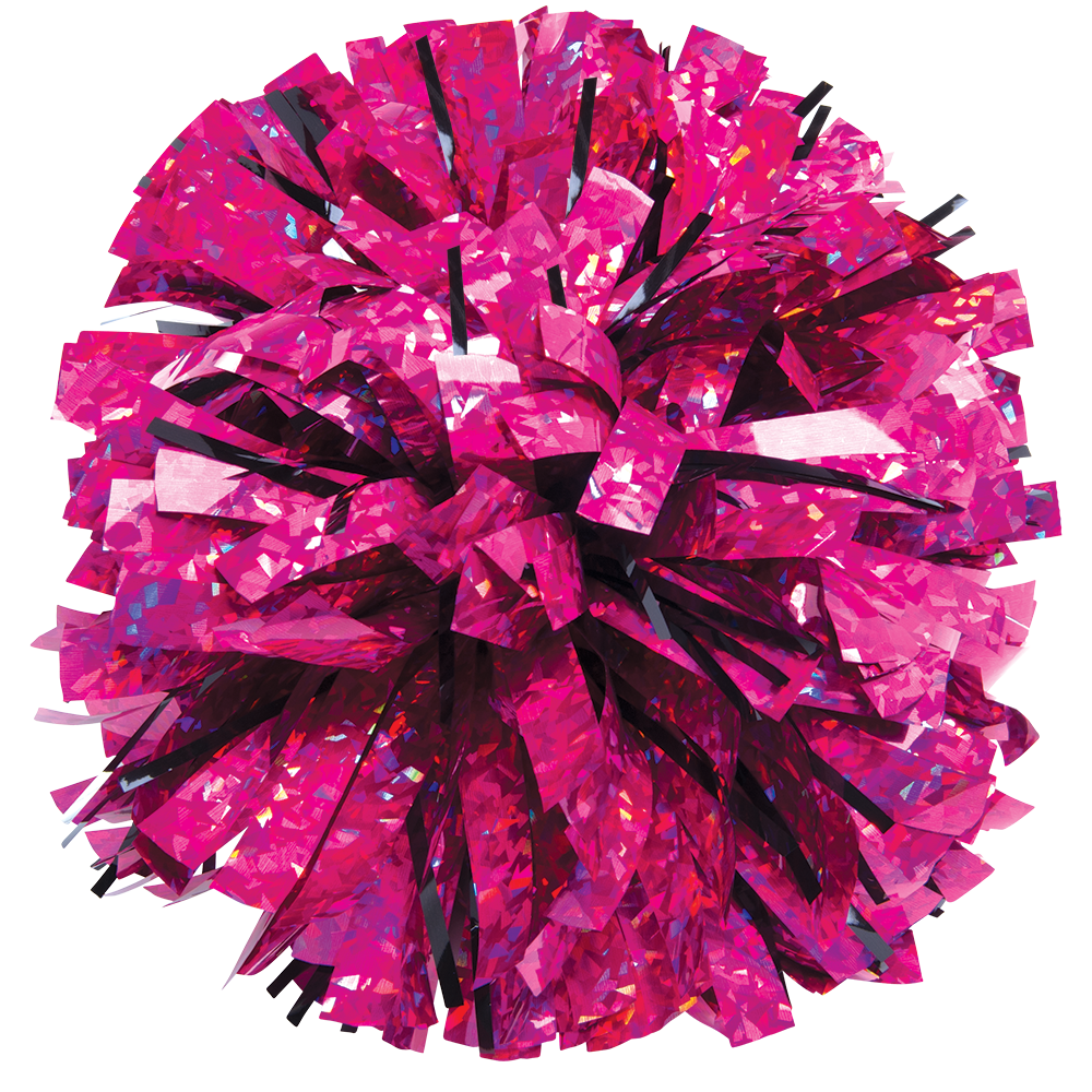 Custom Holographic Show Pom - Solid Color 63