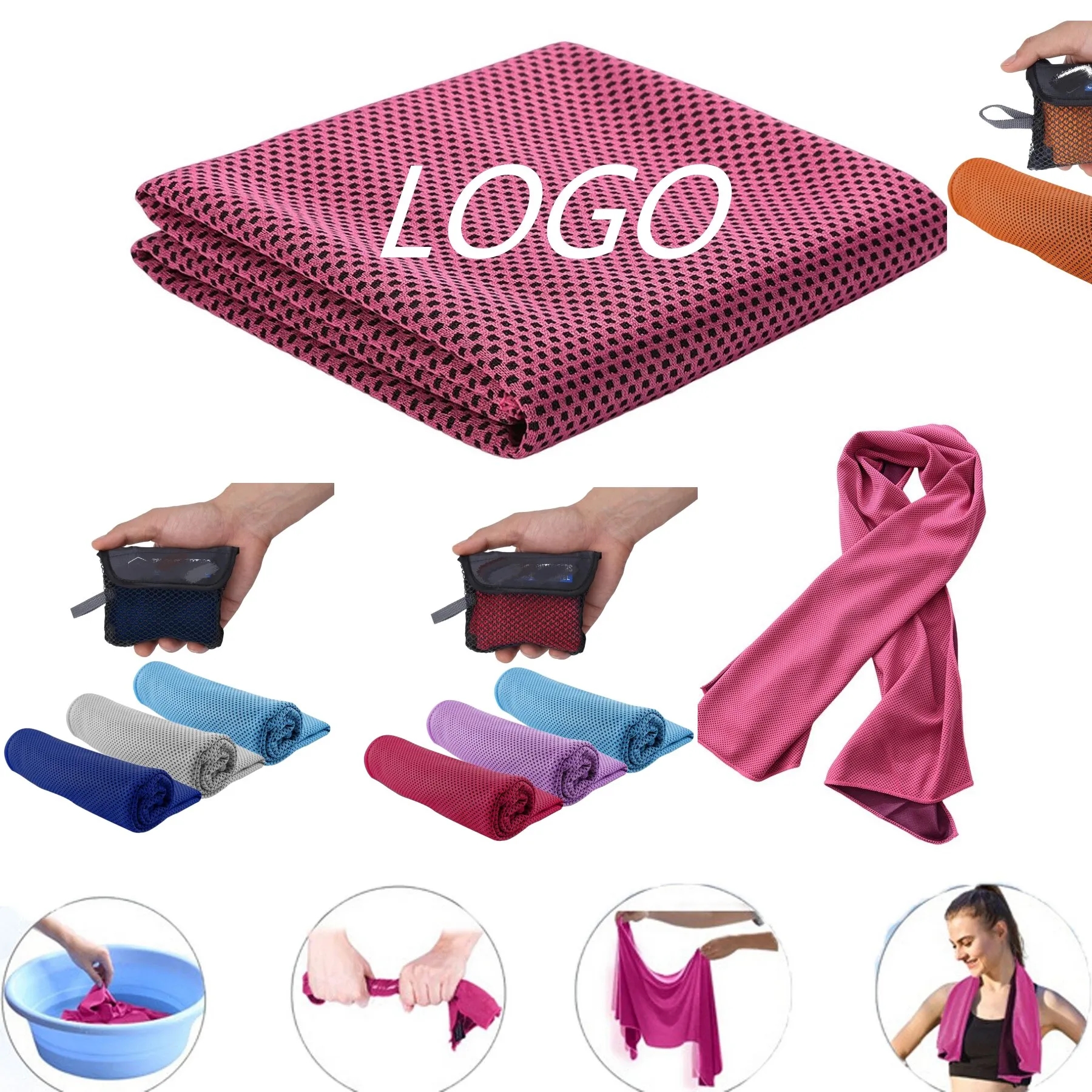 Cooling Towel in Pouch 4