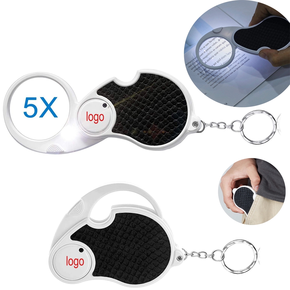 5X Pocket Magnifying Glass 1