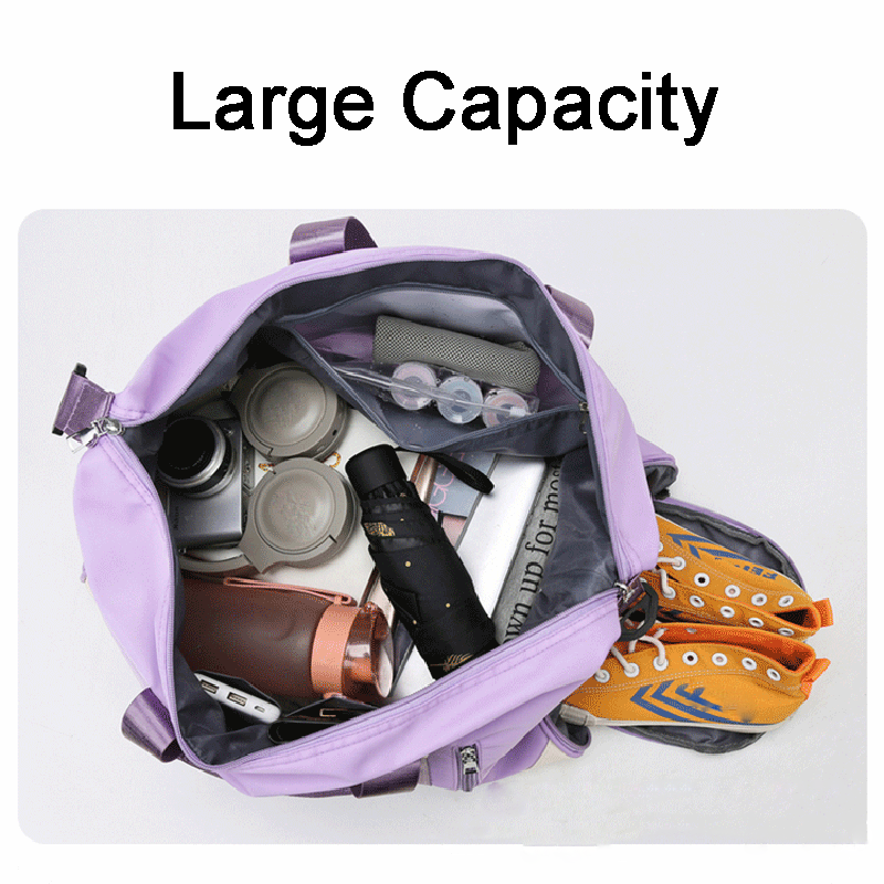 Travel Sports Tote Handbag & Yoga Gym Weekender Duffel Bag 11