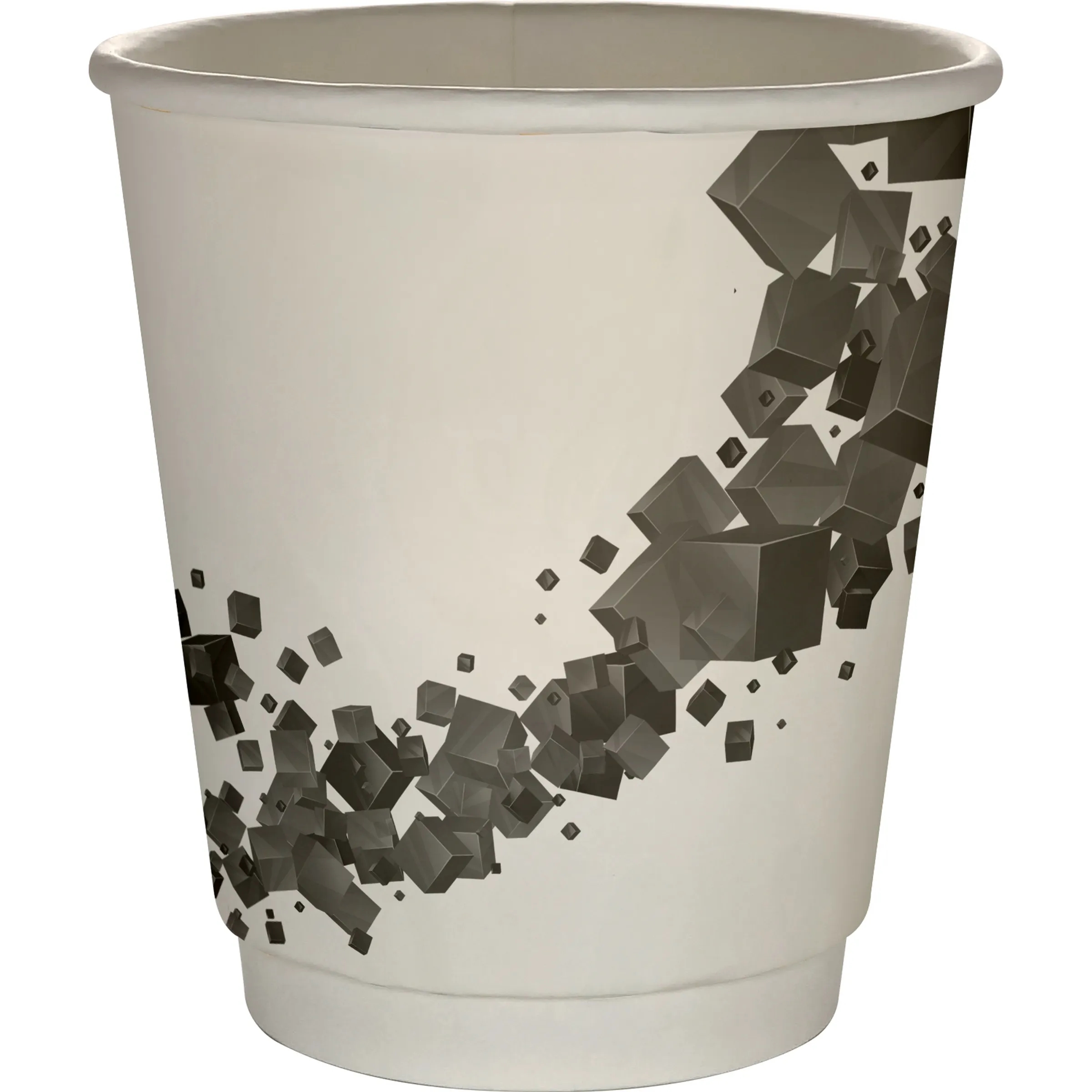10 oz Full Color Floating Cubes Insulated Paper Cup 13