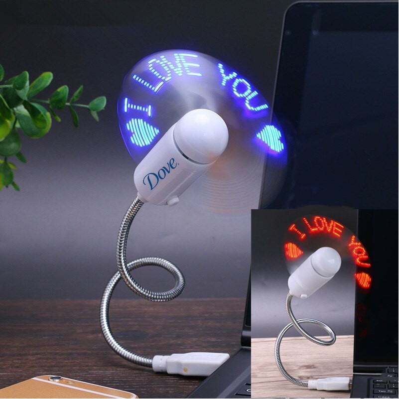 LED Custom Message Fan - USB Powered 2
