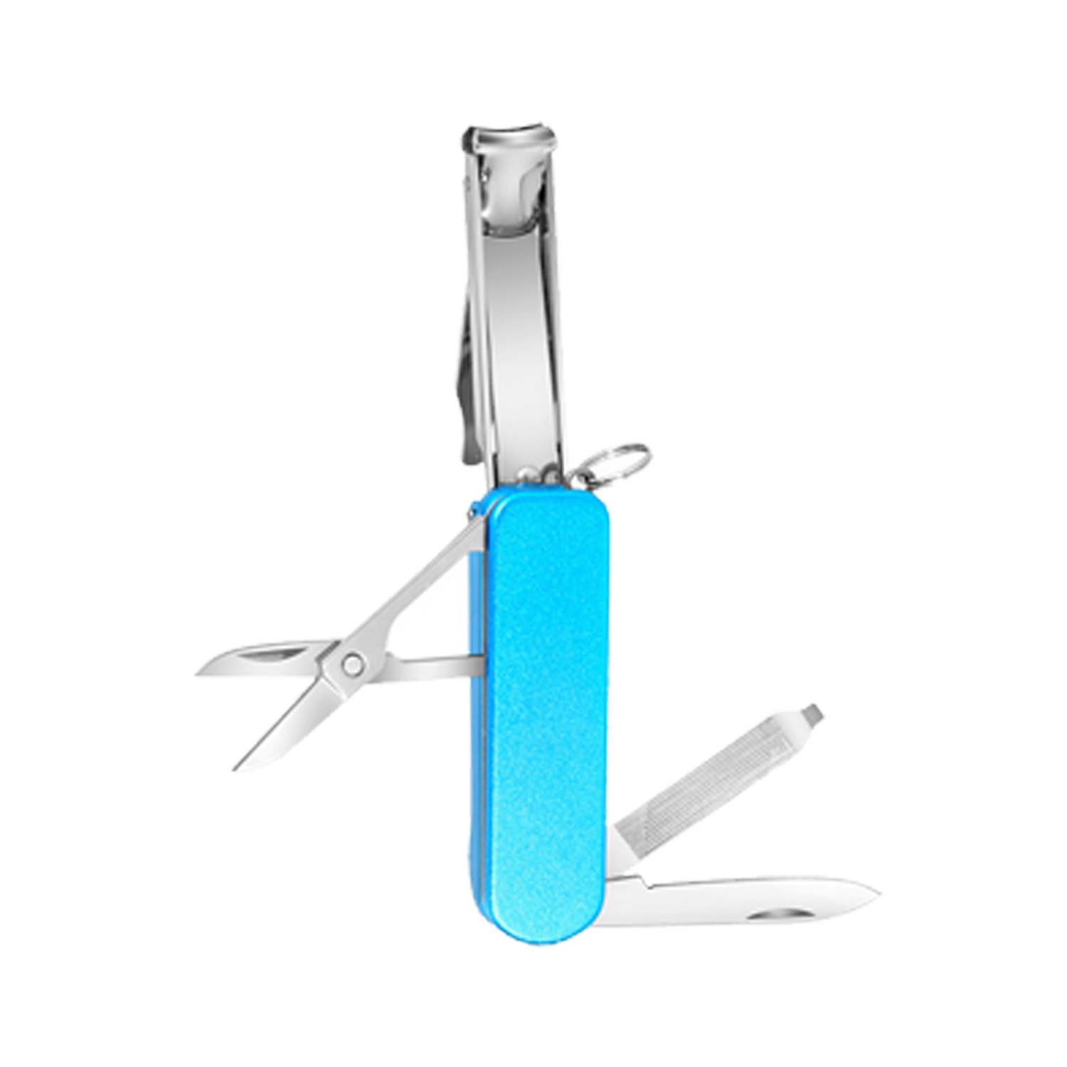 Foldable Multifunction Nail Clipper Keychain 9