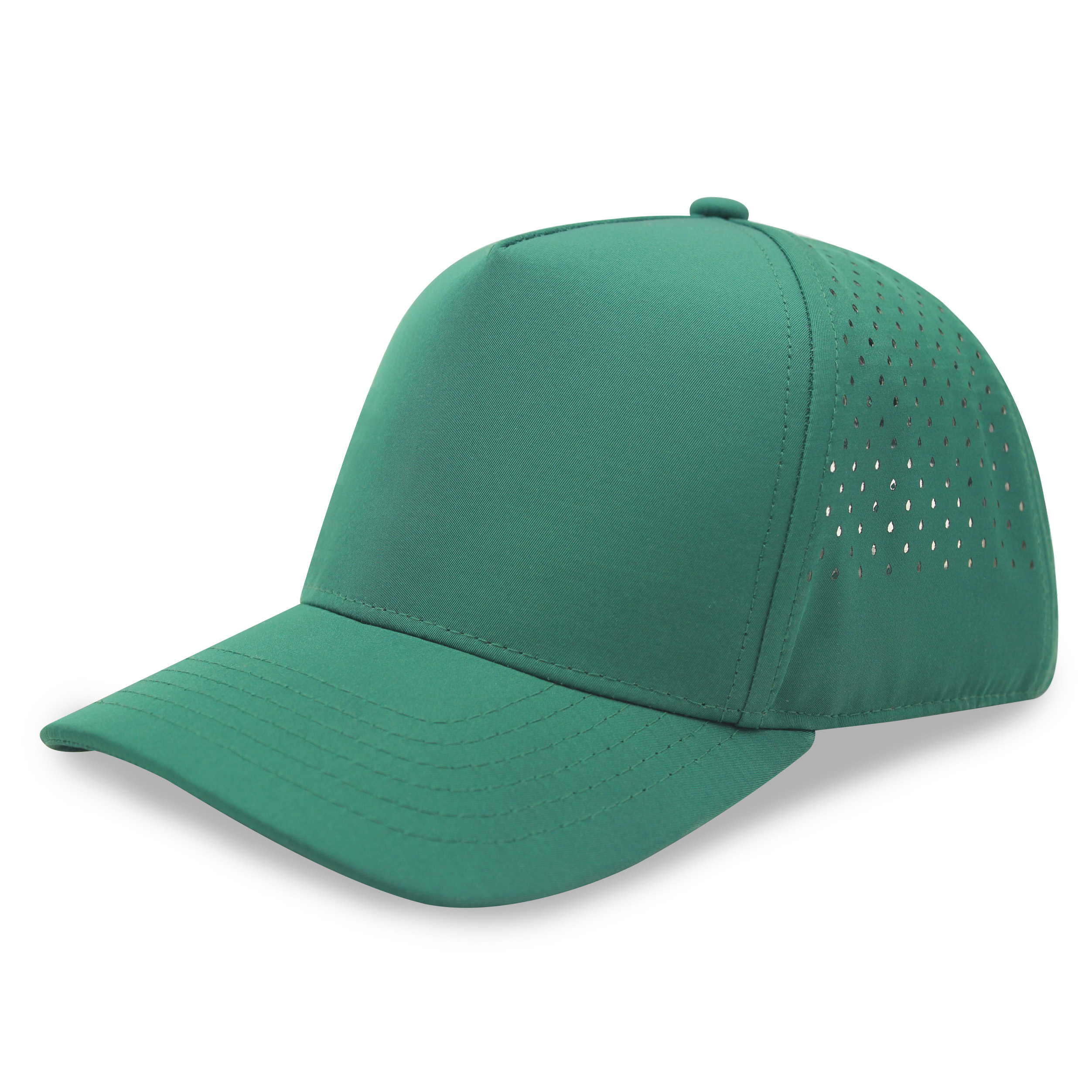 Athletic Golf Cap laser cut meshback