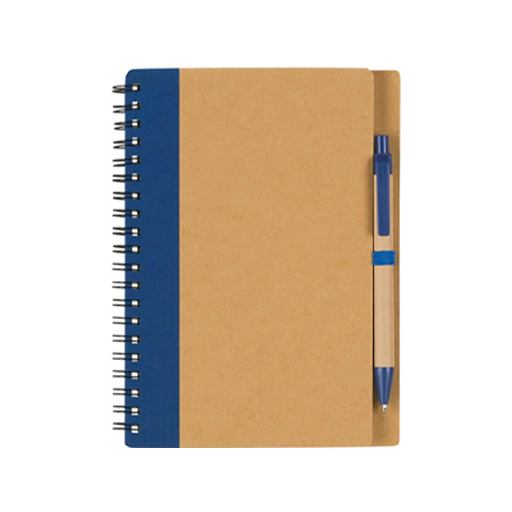 Classic Kraft Paper Notebook With Pen for Students 5" x 4.4" 11