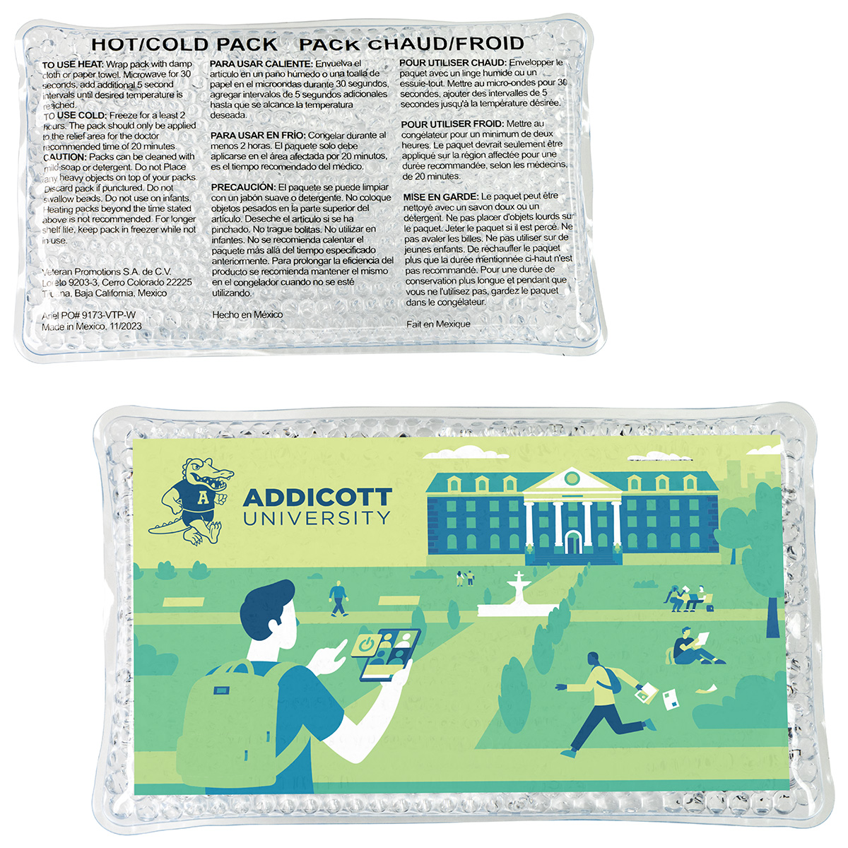 Full-Color Aqua Pearls™ Hot/Cold Pack 79