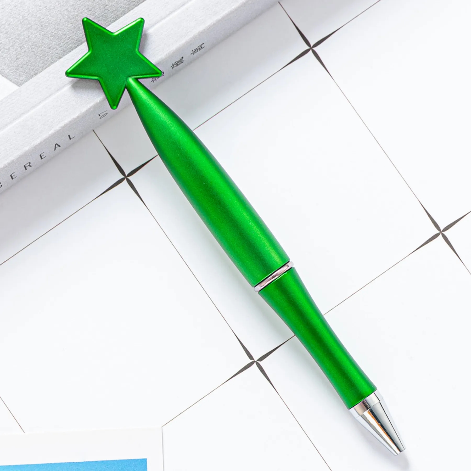 Plastic Rotary Star Ballpoint Pen 8