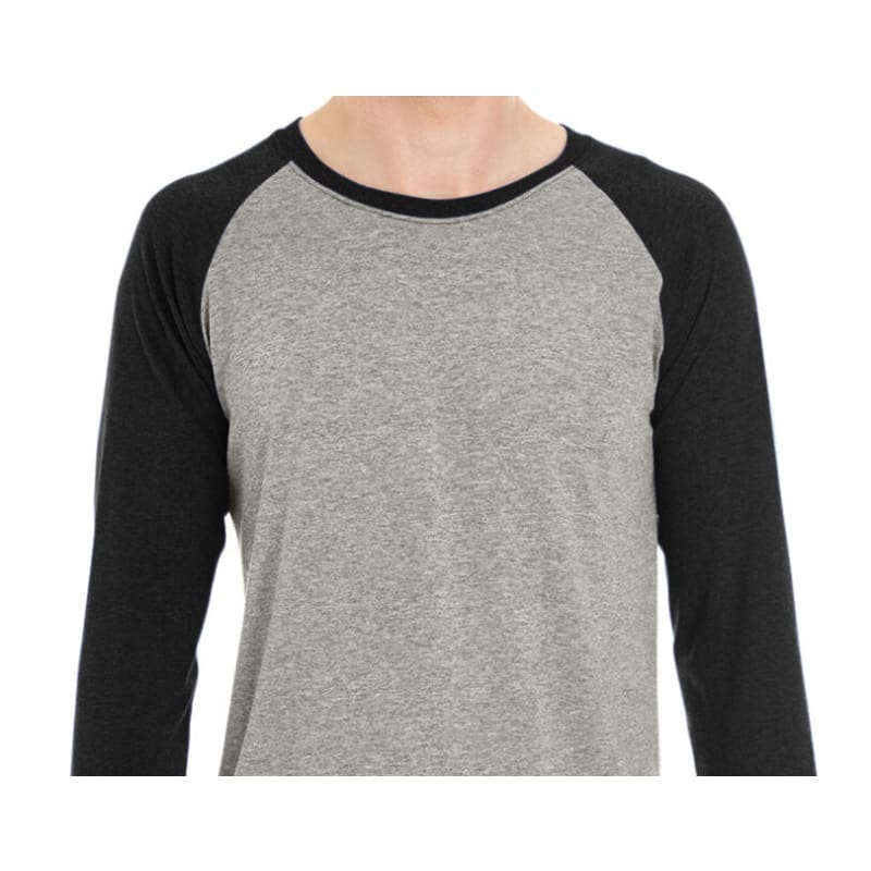 Jerzees Adult TRI-BLEND Baseball Raglan 1