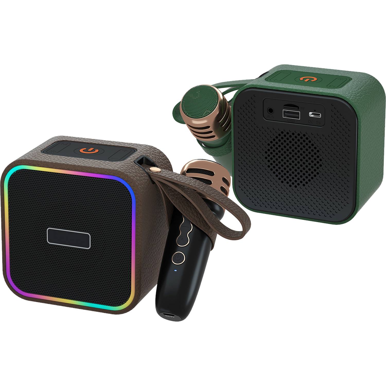 Mini Wireless Karaoke Speaker w/ Microphones 5