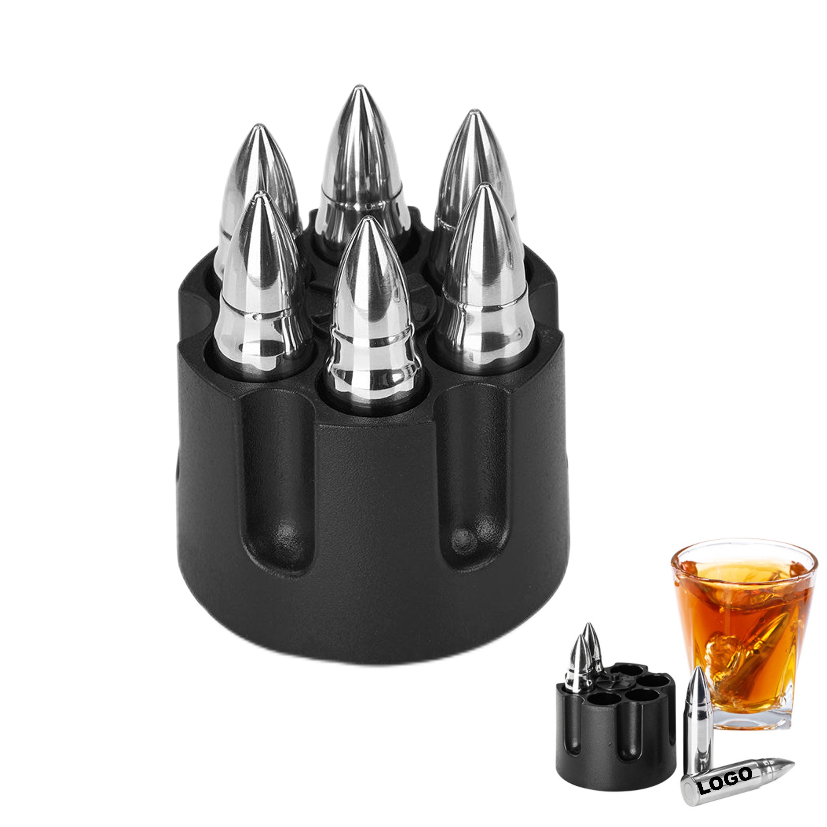 Whiskey Stone Bullets 6pk (direct import) 2