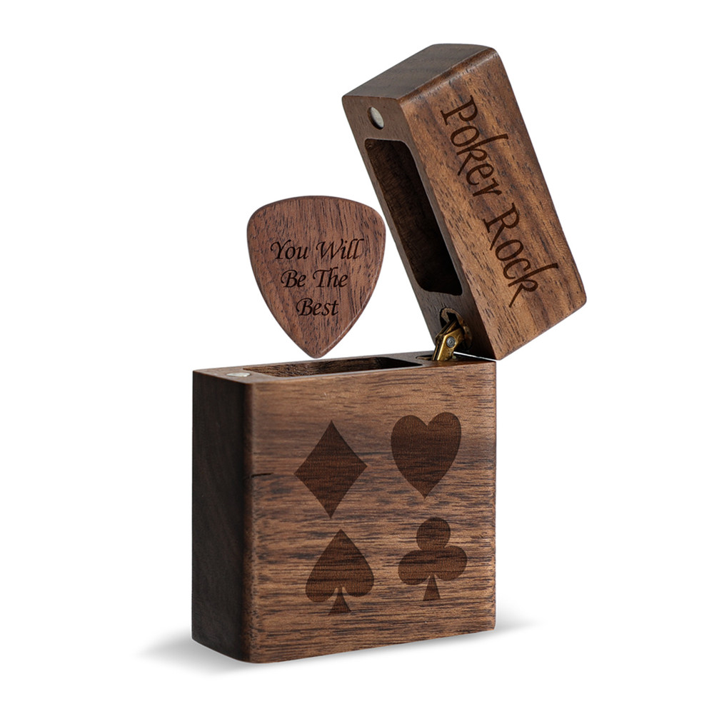 Lighter Shape Guitar Pick Box, promotional clip with logo imprint 5