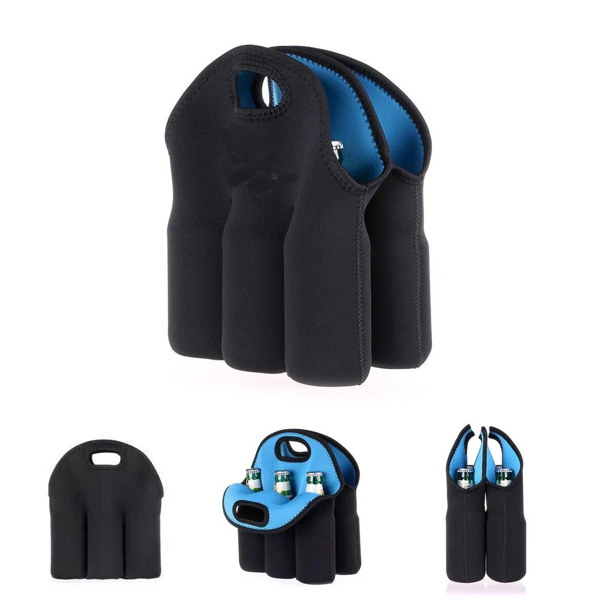 6 Pack Bottle Can Carrier Tote 2
