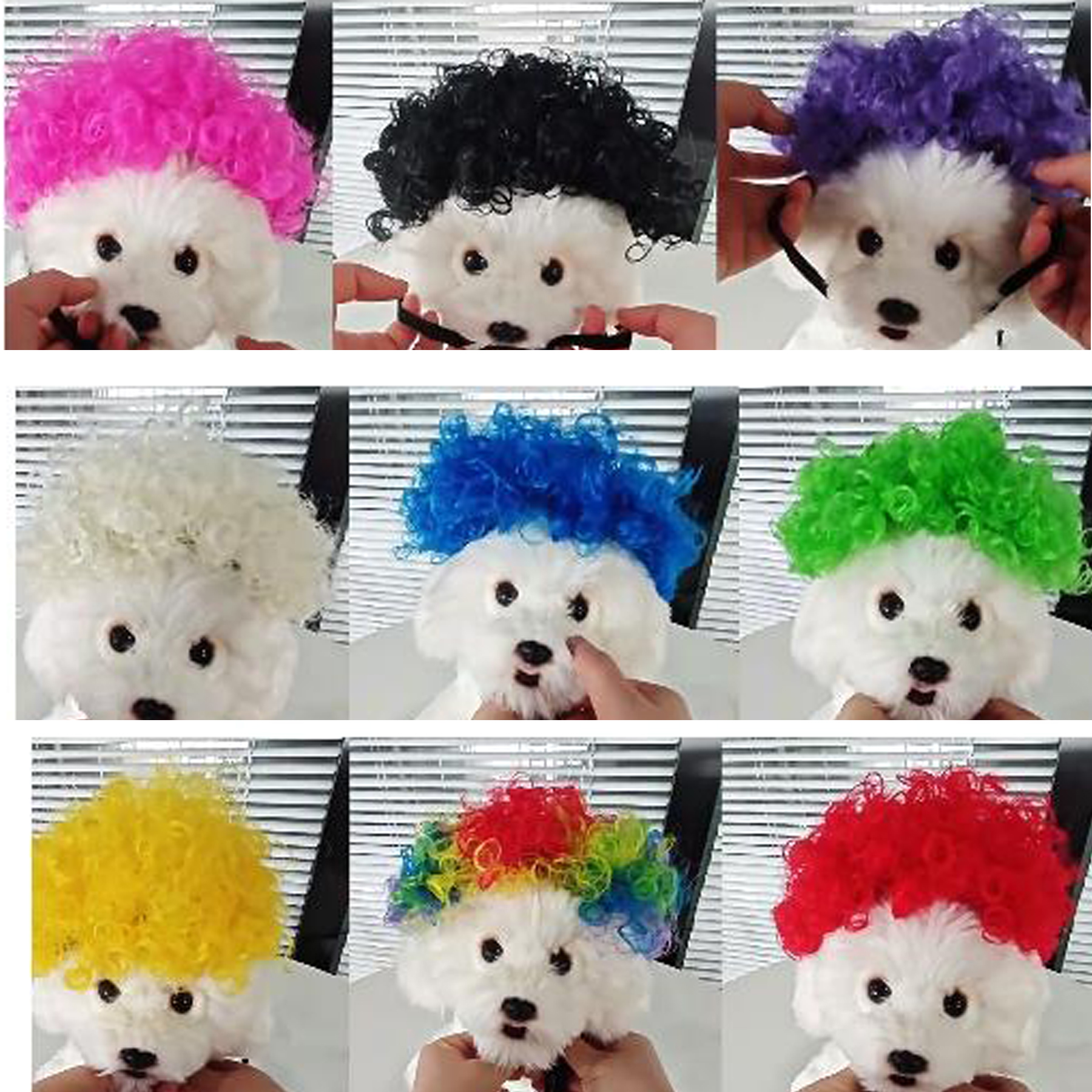 Halloween Pet Wigs for Dogs and Cats 8