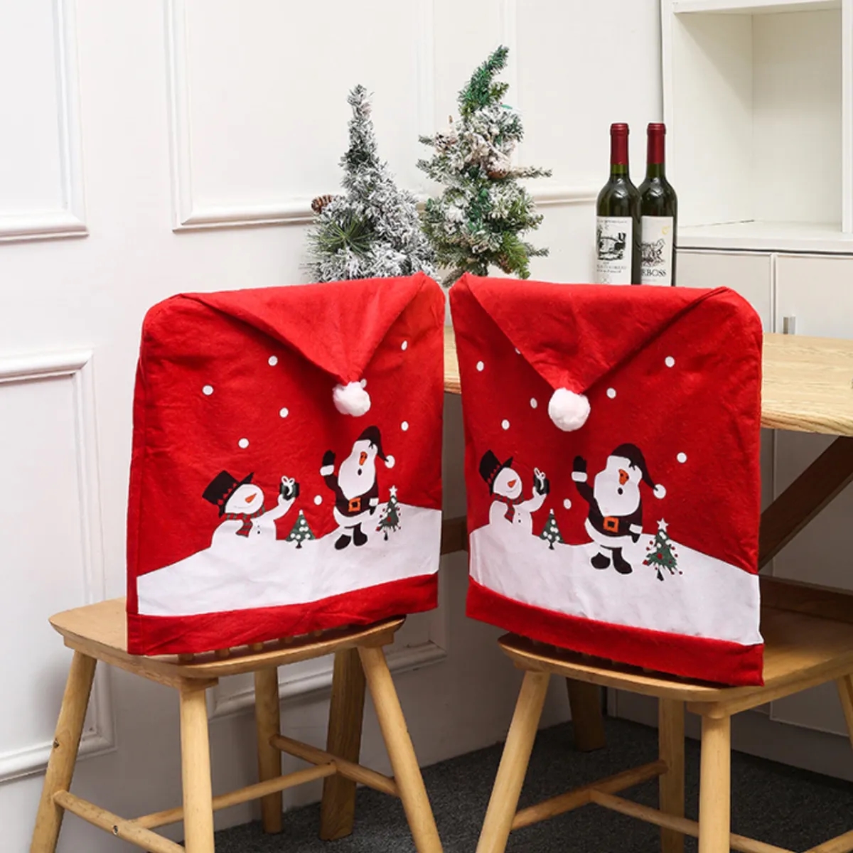 Christmas Dining Chair Cover 2