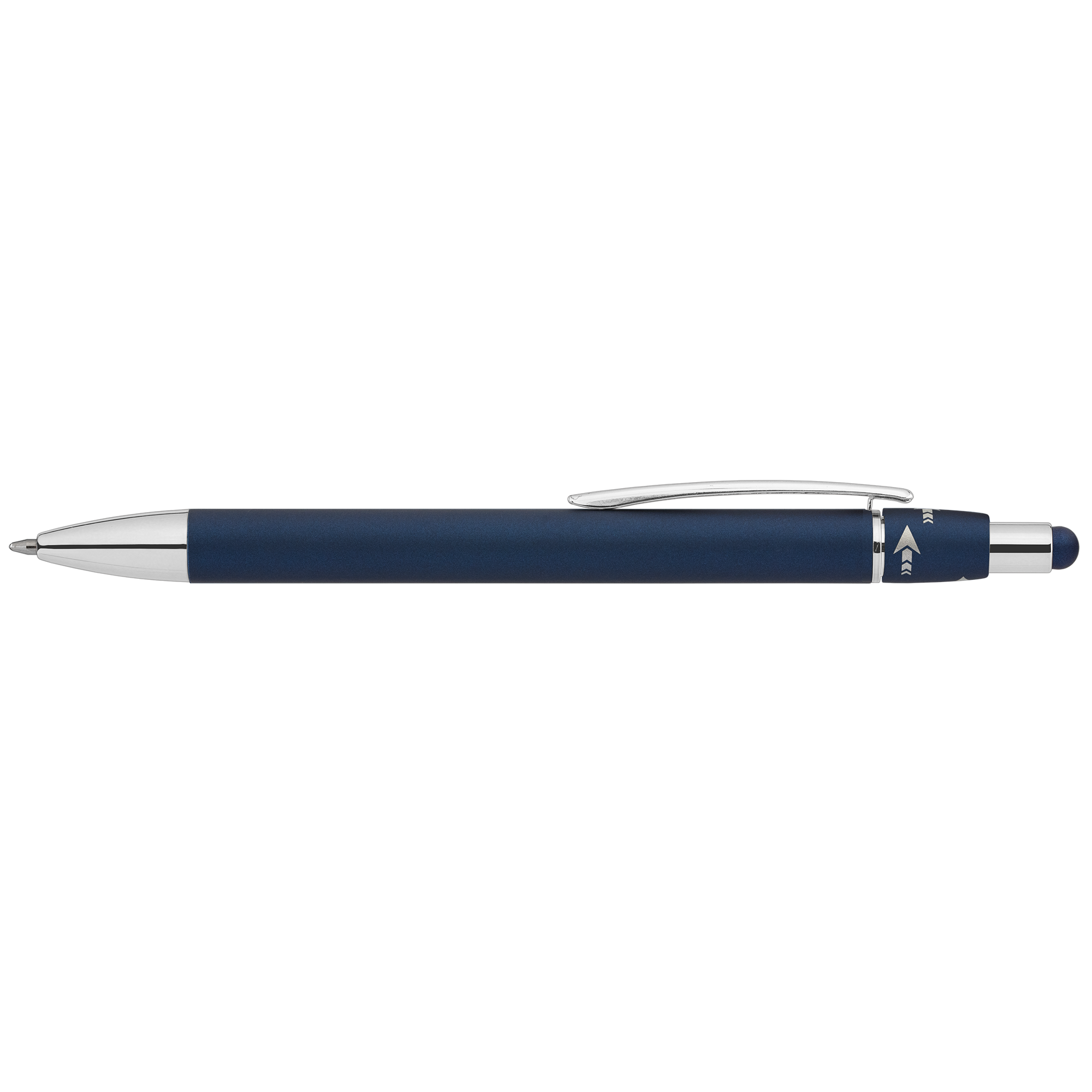 Orbit Spinner Chrome Metal Pen w/ Stylus 34