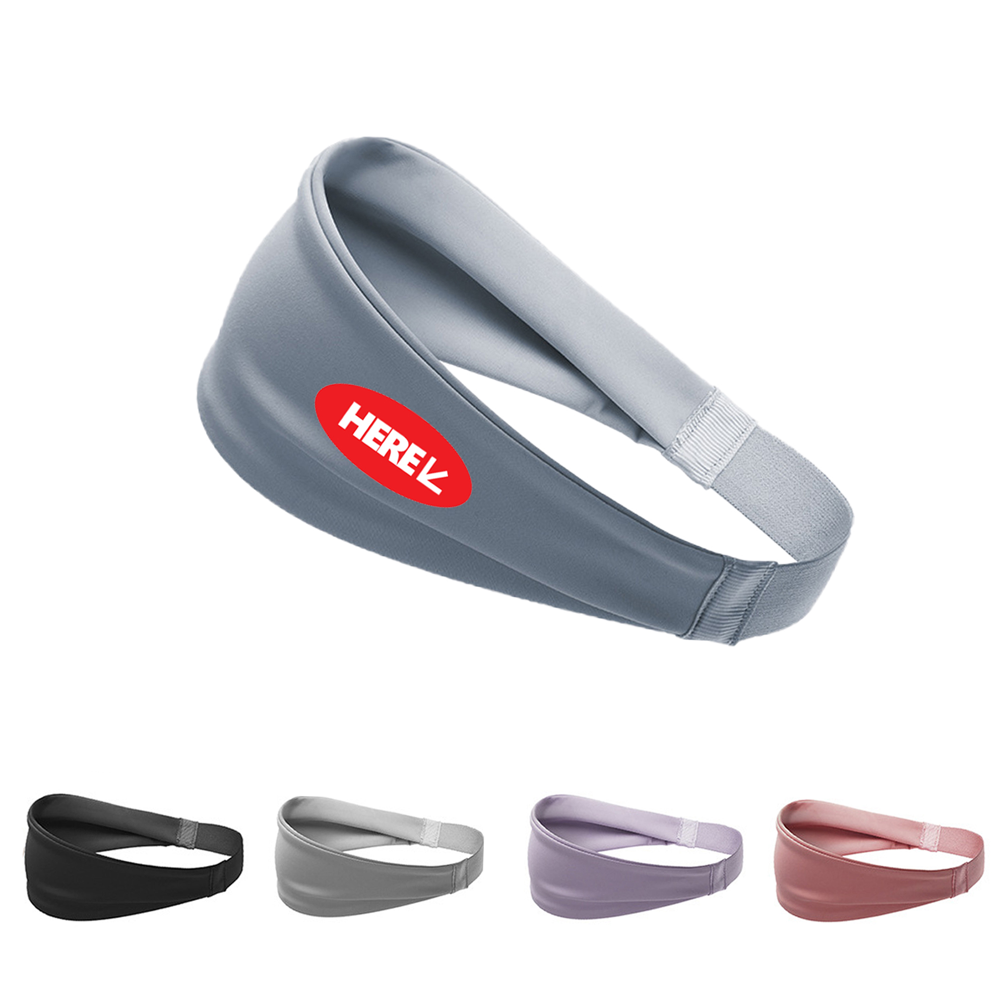 Wide Elastic Sports Headband 2