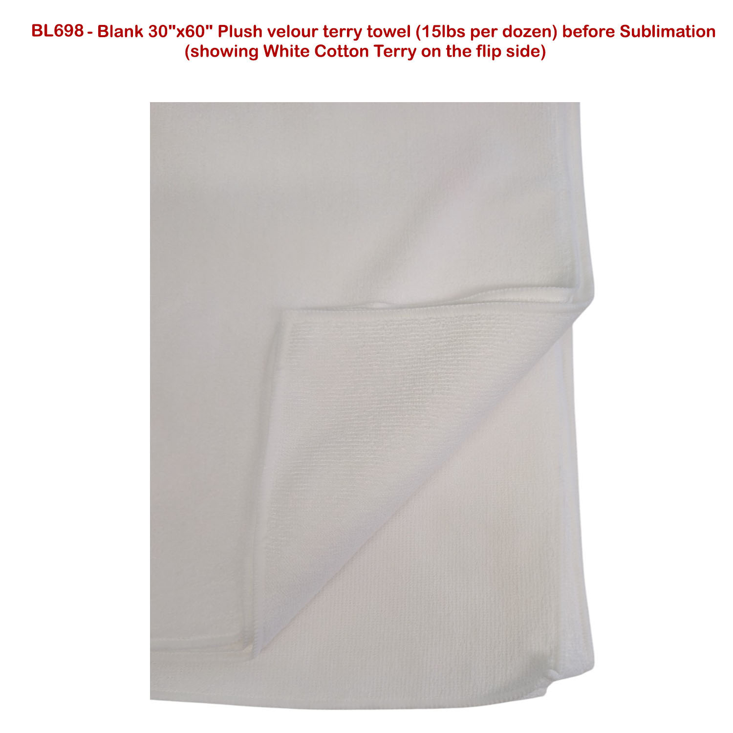 24 Hr Express Ship - Stock Design Sublimated, Heavier Weight, Plush Velour Terry Beach Towel, 30x60 4