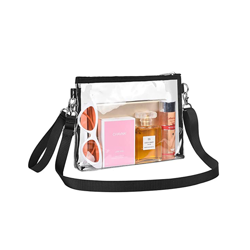 Transparent PVC Messenger Bag Waterproof Stadium Storage Bag 5