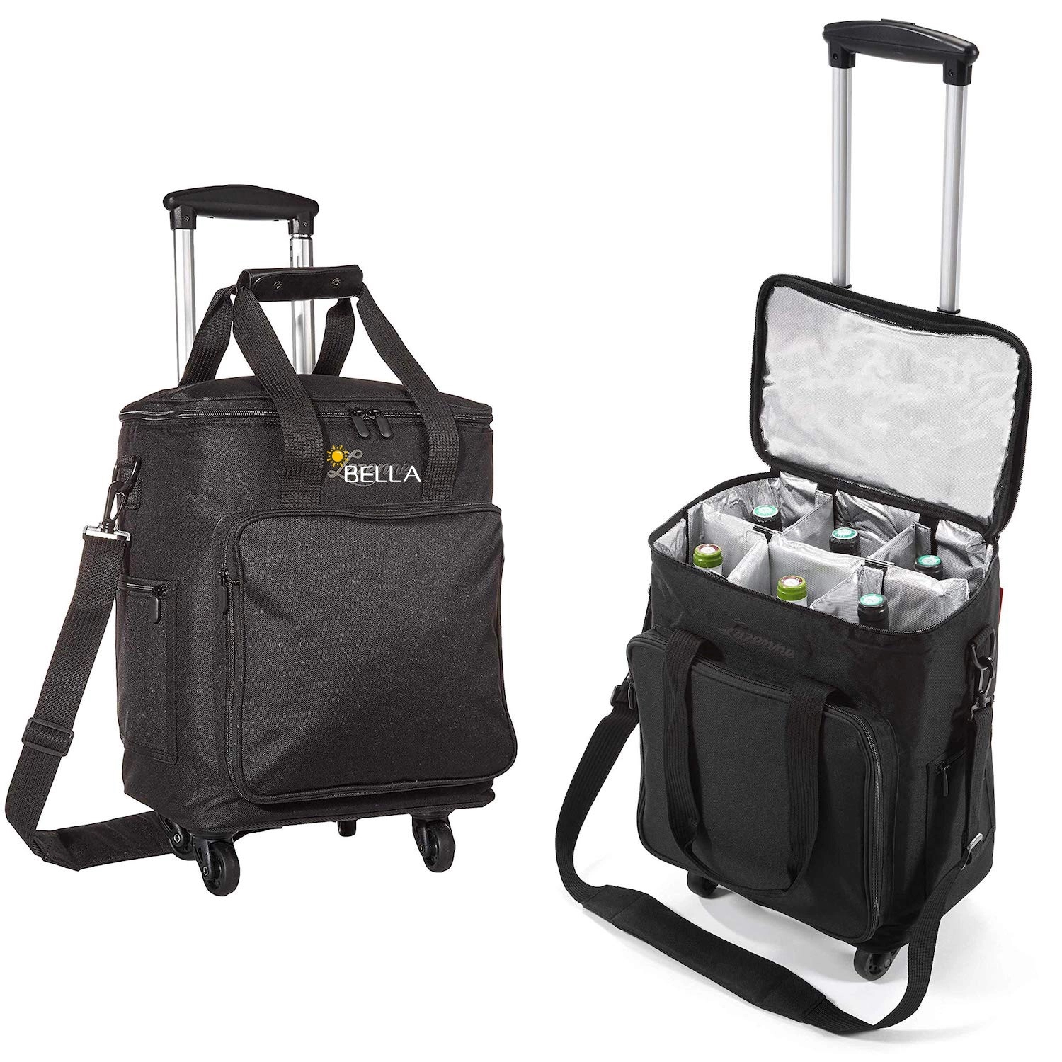 Wine Bags For Travel - 6 Bottle Carrier 1