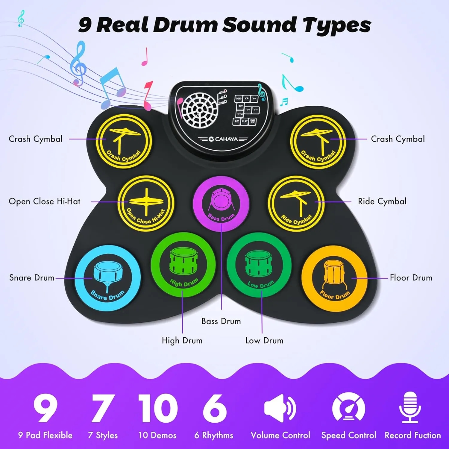 Electronic Drum Pad Set 10
