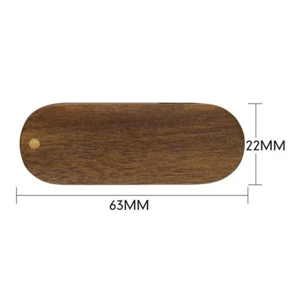 Rotating Wooden USB 2.0 Flash Drive 4