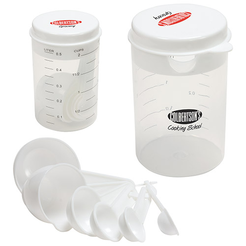 Recipe-Ready Measuring Cup Set & Strainer 2