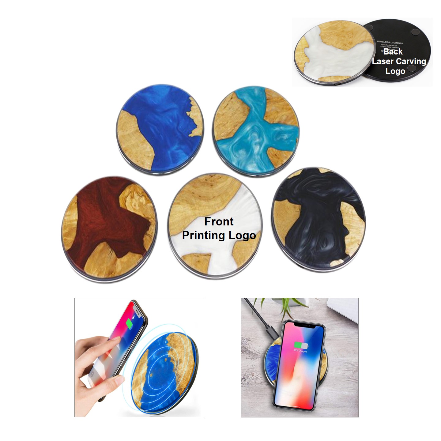 Resin Wireless Charger 2