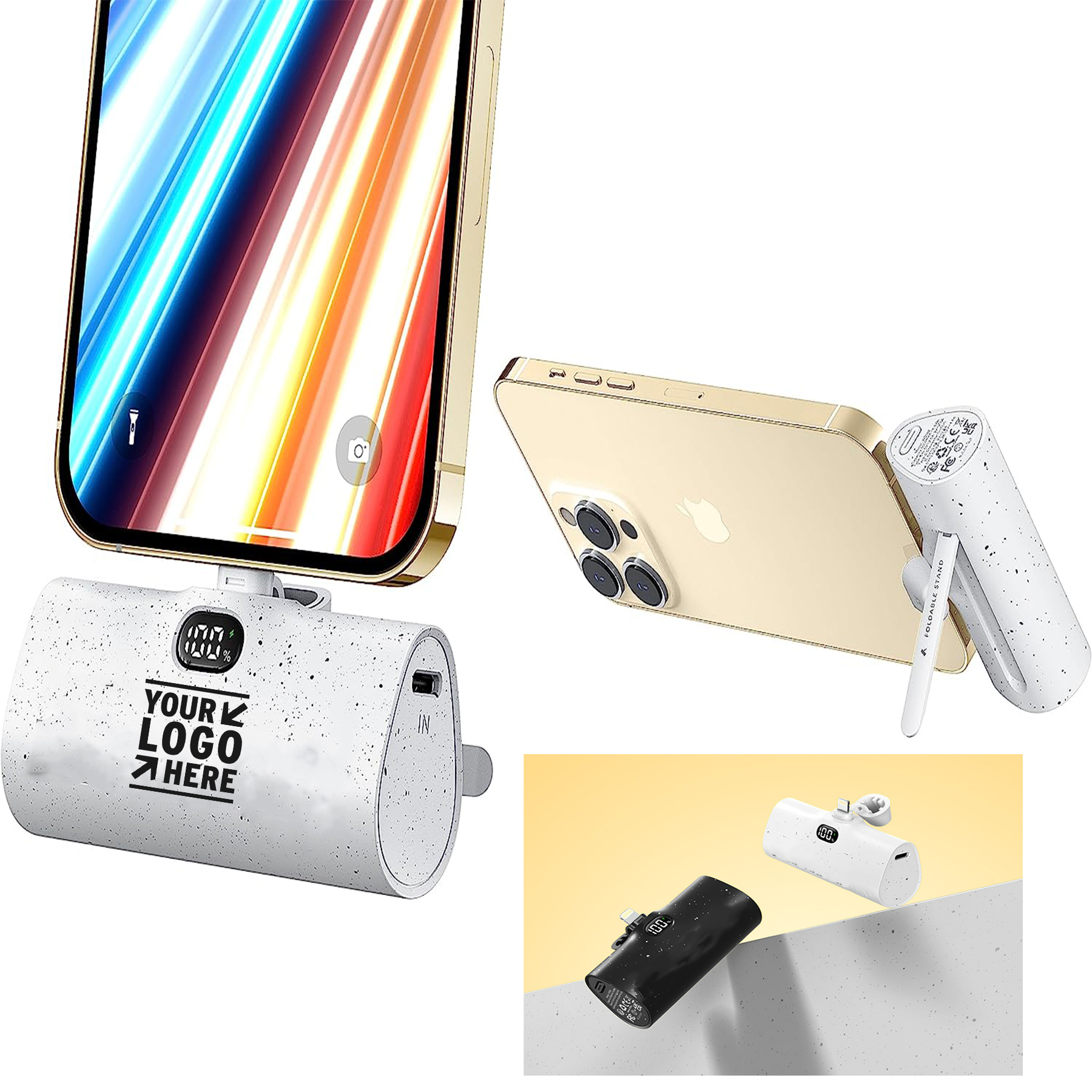 5000mAh PD Battery Pack Mini Portable Fast Charging Small Power Bank 2