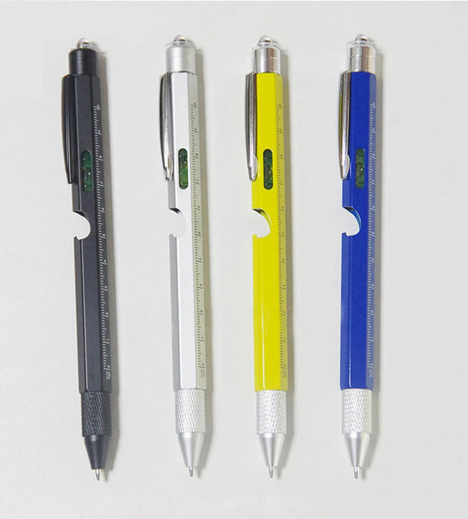 9 in 1 Metal Multi Tool LED Light Touch Ballpoint Pen 1