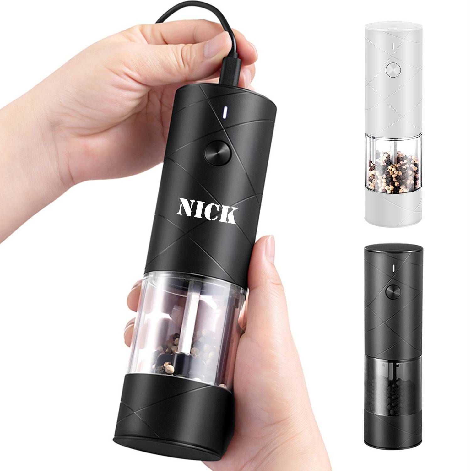 Gravity Electric Salt and Pepper Grinder Set