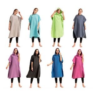 Hooded Microfiber Surf Poncho 4