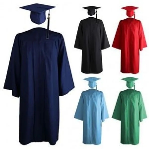 Matte Graduation Gown Cap Tassel Set 20
