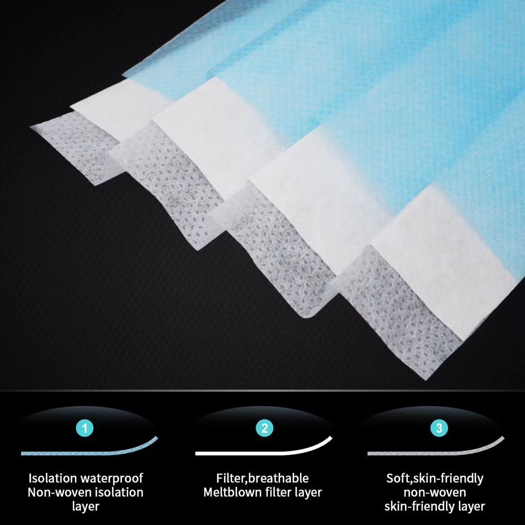 Disposable Face Mask 3 Ply Anti virus 2
